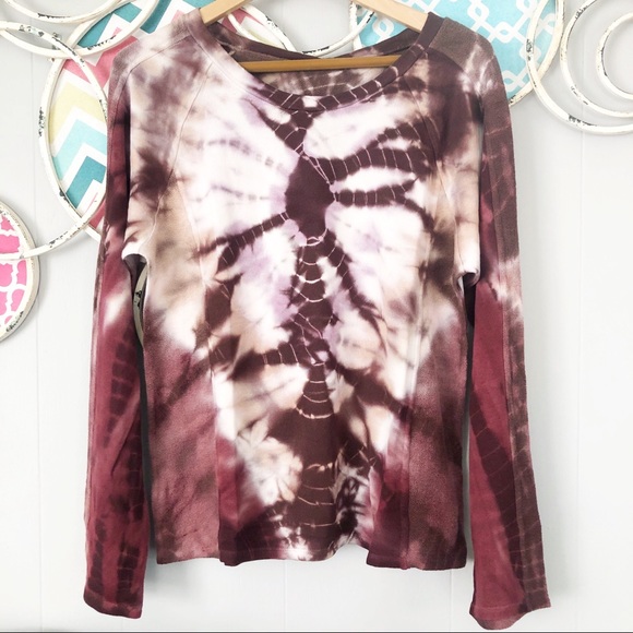 NWT XCVI Women's Maverick Pullover Tie Dye - Picture 3 of 4